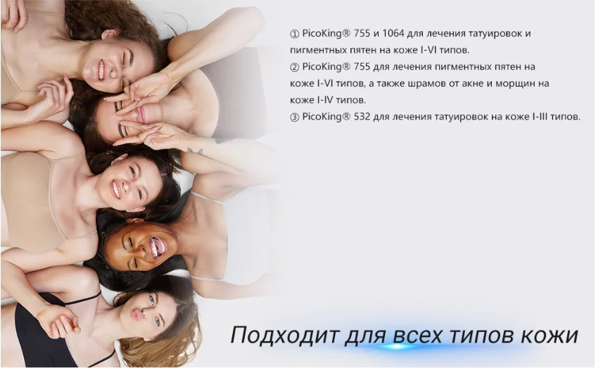 Лазерное удаление татуировок - применимые цвета кожи