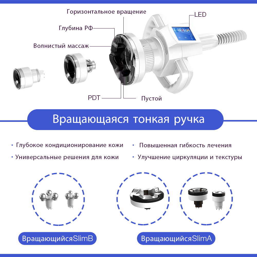 Лияшейп Вакуумный Массажер с Негативным Давлением, RF, EMS, ИК-терапия Красным Светом, Аппарат для Уменьшения Целлюлита и Стройности Тела​