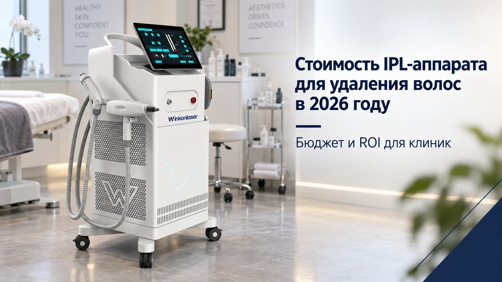Многофункциональный аппарат ML600 для IPL-эпиляции с манипулами