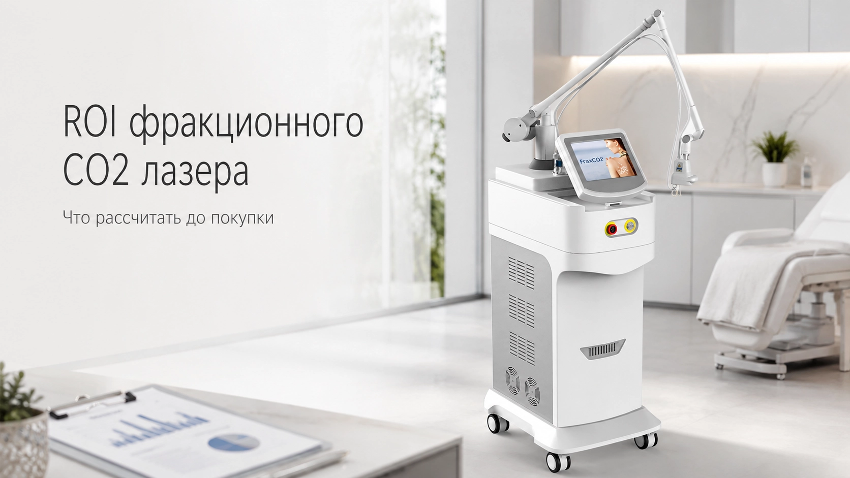 Фракционный CO2 лазерный аппарат FraxCO2 FC100 для клиники